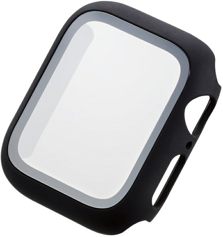 ELECOM エレコム Apple Watch 40mm/フルカバーケース/ガラス/ブラック AW-40CSPCGBK