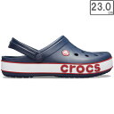 クロックス crocs クロックバンド ボールド ロゴ クロッグ 23.0cm ネイビー/ペッパー 206021-4CC-M5W7の商品画像