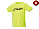 ヨネックス YONEX ドライTシャツ Oサイズ (シャインイエロー) 16501-402