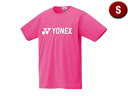 ヨネックス YONEX ドライTシャツ Sサイズ (ネオンピンク) 16501-705(4)