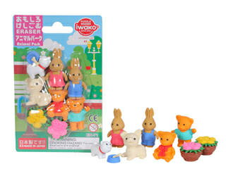 イワコー ブリスターパック消しゴム アニマルパーク ER-BRI061