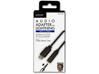 HIDISC/ϥǥ HIDISC Audio Adapter with Lightning 3.5mm ԥץ饰ǥץ ֥å HD-LHAABK