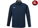 ミズノ mizuno ソフトニットジャケット XLサイズ (ドレスネイビー×チャコール杢) 32MC1160-14