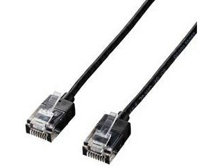 ELECOM エレコム LANケーブル/CAT6A/スーパースリム/7.0m/ブラック LD-GPASS/BK7