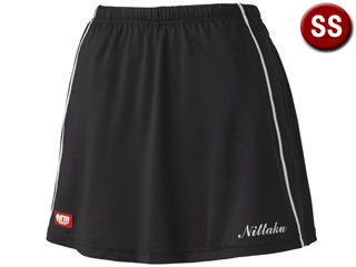 ニッタク Nittaku ムーブラインスコート 女子用 SSサイズ (ブラック) NW2508-71 ニッタク Nittaku ムーブラインスコート 女子用 SSサイズ (ブラック) NW2508-71