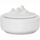 アイキューラボ IQLabo ミニ加湿器 山岳 ホワイト IQ-HU-2MOU-WH