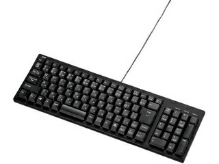 サンワサプライ コンパクトキーボード(テンキー付き・ブラック) SKB-KG2BKN2