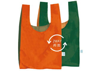 KIND BAG カインドバッグ 英国ブランド エコバッグ ORANGE & GREEN オレンジ＆グリーン ミディアムサイズ 3891052