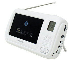 WINTECH 廣華物産 TVR-L38R　ポータブルワンセグテレビ　録画機能搭載4.3インチ液晶AM/FM搭載（手回し充電対応）