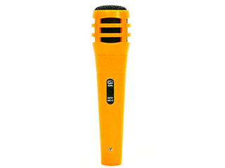 GID GMC-01 YL　Colorful Plastic Dynamic Microphone Yellow【ダイナミックマイクロホン】 【カラフルマイク】【イエロー】【プラスチック】