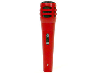 GID GMC-01 RD　Colorful Plastuc Dynamic Microphone Red【ダイナミックマイクロホン】 【カラフルマイク】【レッド】【プラスチック】
