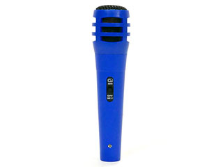 GID GMC-01 BL　Colorful Plastic Dynamic Microphone Blue【ダイナミックマイクロホン】 【カラフルマイク】【ブルー】【プラスチック】