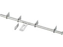 TRUSCO/トラスコ中山 丸棒貫抜 溶接用・ステンレス製 300mm TKY-300S