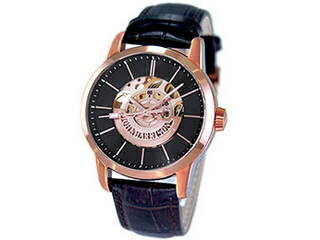 J.HARRISON J.HARRISON フロントローター 自動巻き スケルトン時計 ピンクゴールド JH-1946PB