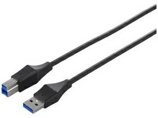 BUFFALO バッファロー USB3.0 A to B スリムケーブル 3m ブラック BSUABSU330BK