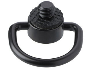 ETSUMI エツミ VE-6950(ブラック)　1/4インチスクリュー カメラストラップ用Dリング