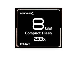 HIDISC/ハイディスク CFカード 8GB 233x R