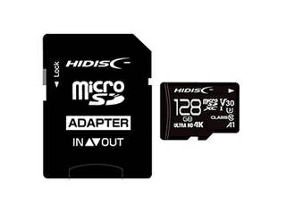 HIDISC/ハイディスク HIDISC 超高速microSDXCカード 128GB CLASS10 UHS-I Speed class3, A1対応 HDMCSDX128GCL10V30