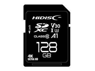 HIDISC/nCfBXN SDXCJ[h 128GB CLASS10 UHS-I Speed class3, A1Ή HDSDX128GCL10V30