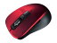 サンワサプライ 静音Bluetooth 5.0 ブルーLEDマウス（5ボタン・レッド）MA-BTBL155R