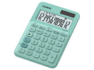 CASIO/カシオ カラフル電卓ミニジャスト ミントグリーン MW-C20C-GN CASIO/カシオ カラフル電卓ミニジャスト ミントグリーン MW-C20C-GN