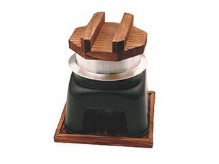 釜飯カマドセット黒 箱入り 釜内寸φ115 釜飯カマドセット黒 箱入り 釜内寸φ115