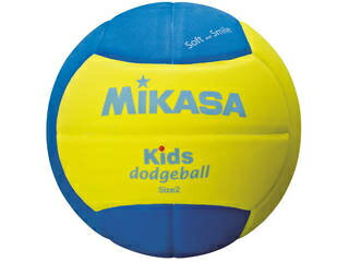 MIKASA/ミカサ ドッジボール スマイルドッジボール2号 イエロー×ブルー SD20YBL MIKASA/ミカサ ドッジボール スマイルドッジボール2号 イエロー×ブルー SD20YBL