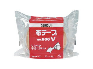 SEKISUI/セキスイ 布テープ廉価版NO.600V 50×25 N60XV03 SEKISUI/セキスイ 布テープ廉価版NO.600V 50×25 N60XV03