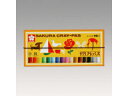 SAKURA/サクラクレパス クレパス太巻 16色 ゴムヒモ付 セット LP16R
