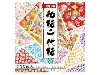 トーヨー 徳用和紙千代紙（15.0） 018033