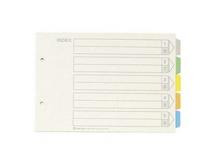 KINGJIM/キングジム カラーインデックス 2穴 906