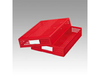 sedia/セキセイ シストレー A4 フタ付 赤 STX-70-20