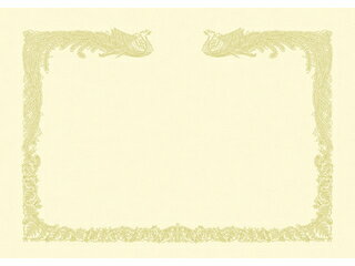 ササガワ/タカ印 OA賞状用紙 雲なしA3判縦クリーム 10-1487 雲なし クリーム賞状用紙・縦書き