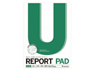 maruman/マルマン レポートパッド A4 メモリ入 8mm罫 P142A 中太罫(8mm)