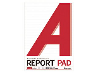 maruman/マルマン レポートパッド A4 メモリ入 7mm罫 P140A 普通罫(7mm)