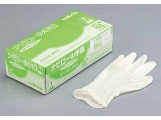 AS ONE アズワン 【在庫限り】エコノミー手袋　ナビロール　パウダー付（100枚入）S　0-3595-03 r1000spg