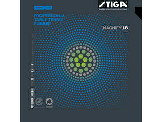 STIGA/スティガ ラージボール用表ソフトラバー MAGNIFY LB（マグニファイ LB） BLACK 特厚