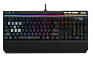 HyperX ハイパーエックス 【英語キー】Alloy Elite RGB メカニカルゲーミングキーボード Cherry MX 茶軸 HX-KB2BR2-US/R1