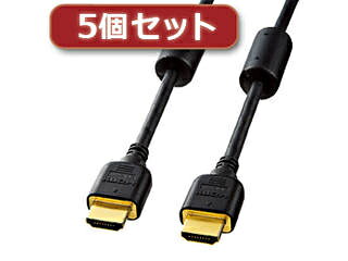 KM-HD20-30FCX5HDMI端子を持つテレビ、ブレーレイ・DVD・HDDレコーダー、PS3、プロジェクターなどの機器を接続するケーブル。PLAYSTATION3などの1080Pの映像信号に対応したハイスピードHDMIケーブルです。特長●HDMIバージョン1.4のHEC(HDMI Ethernet Channel)対応HECに対応した機器を接続しケーブル1本で映像・音声だけでなくイーサーネットによる通信が可能。●1080Pフルスペックハイビジョン信号に対応●高音質デジタル音声信号(マルチチャンネルサラウンド)対応●フェライトコア付高密度フェライトコア付なので、高周波ノイズの吸収効果に優れています。●シールド付ツイストペアケーブル芯線にツイストペアケーブルとドレンワイヤの1組ずつに、密閉型のアルミシールド処理を施し、外部ノイズから大切なデータを守ります。(TMDS用ツイストペアケーブルのみ)●3重シールド構造ケーブルの中心から「アルミシールド(TMDS用ツイストペアケーブル)→アルミシールド→高密度編組シールド」と3重のシールド処理を施し、ノイズから大切なデータを守ります。●OFCケーブル採用線材に純度99.996%OFC(無酸素銅)を採用し、画質の劣化を抑制。●24金メッキプラグ24金メッキプラグを採用。接触抵抗を低くし、錆びなどによる経年変化を抑え画質・音質劣化を防止。●無鉛ハンダ土壌や地下水などの環境汚染の原因となる鉛をほとんど含まない無鉛ハンダを使用しています。●特定有害物質制限製品●コンパクトコネクタW20×D25×H11mm(樹脂カバー部)で機器背面もすっきり。■カラー:ブラック■ケーブル長:3m■ケーブル直径:5.7mm■コネクタ形状:HDMIプラグ-HDMIプラグ■HDMI規格:バージョン1.4　カテゴリ2　対応■線材規格:UL20276KMHD2030FC　