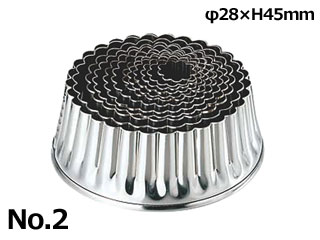 18-8パテ抜 菊 No.2 28mm