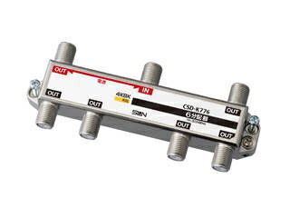 サン電子 CSD-K776 4K・8K衛星放送対応 6分配器(1端子電通型) サン電子 CSD-K776 4K・8K衛星放送対応 6分配器(1端子電通型)