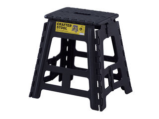 東谷/あづまや Crafter Stool/クラフター スツール Lサイズ 高さ39cm ブラック LFS-412BK その1