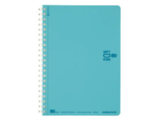 KOKUYO/コクヨ ソフトリングドットB罫80枚B6空 ス-SV348BT-LB