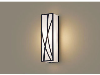 Panasonic パナソニック LGWC81407LE1 LEDポーチライト オフブラック【電球色】【明るさセンサ付】【壁直付型】