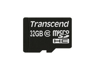 Transecend ȥ󥻥 microSDHC 32GB Class10 饹10 SDץդ TS32GUSDHC10