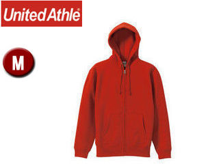 United Athle/ユナイテッドアスレ 10.0オンス T/Cスウェット フルジップパーカ（裏起毛）アダルト 【M】 （レッド）