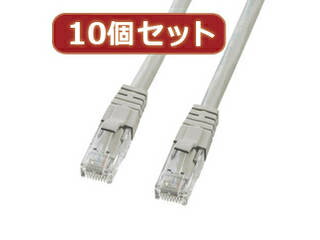 サンワサプライ 【10個セット】サンワサプライ カテゴリ6UTPクロスケーブル KB-T6L-01CKX10 サンワサプライ 【10個セット】サンワサプライ カテゴリ6UTPクロスケーブル KB-T6L-01CKX10