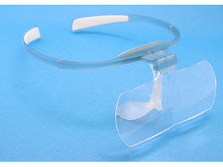 ERICA OPTICAL/エリカオプチカル HAWK EYE 跳ね上げ式ヘッドルーペレンズ倍率 1.6倍 ブルーマット HAWK EYE ブルー X1.6