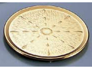 ゴム付コースター／真鍮