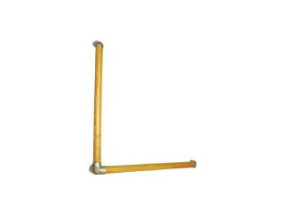 SHIMIZU/清水 OMSORG/オムソリ いたわりエコ手すりディンプルL型 35×450 SO-TD5-450